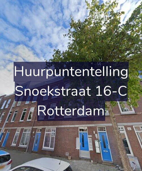 Foto gevel Huurpuntentelling voor Snoekstraat 16-C, Rotterdam