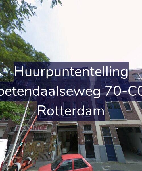 Foto gevel Huurpuntentelling voor Soetendaalseweg 70-C01, Rotterdam