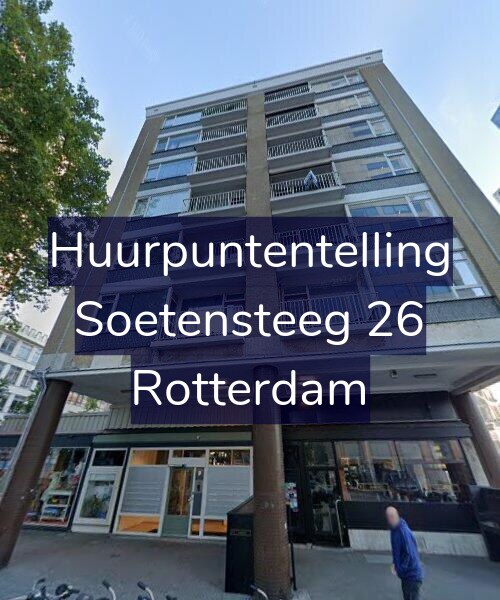 Foto gevel Huurpuntentelling voor Soetensteeg 26, Rotterdam