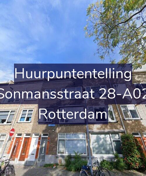 Foto gevel Huurpuntentelling voor Sonmansstraat 28-A02, Rotterdam