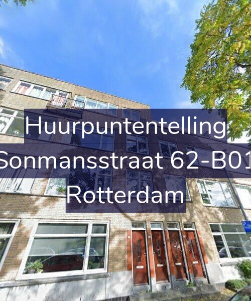 Foto gevel Huurpuntentelling voor Sonmansstraat 62-B01, Rotterdam
