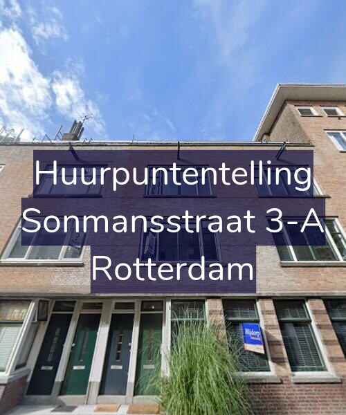 Foto gevel Huurpuntentelling voor Sonmansstraat 3-A, Rotterdam