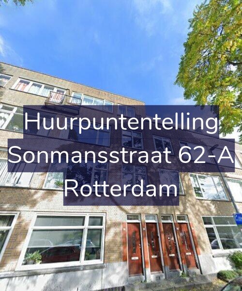Foto gevel Huurpuntentelling voor Sonmansstraat 62-A, Rotterdam