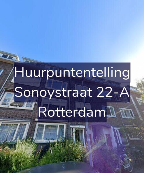 Foto gevel Huurpuntentelling voor Sonoystraat 22-A, Rotterdam