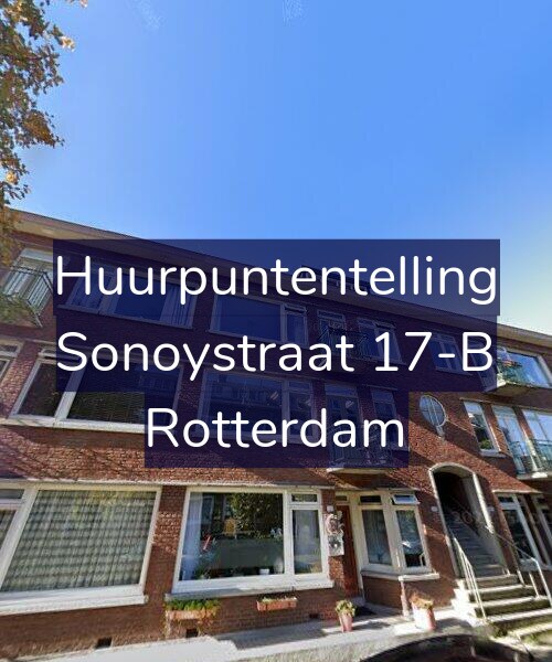 Foto gevel Huurpuntentelling voor Sonoystraat 17-B, Rotterdam