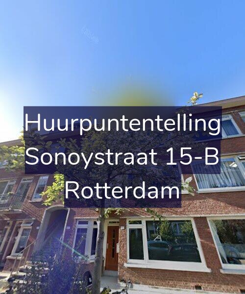 Foto gevel Huurpuntentelling voor Sonoystraat 15-B, Rotterdam