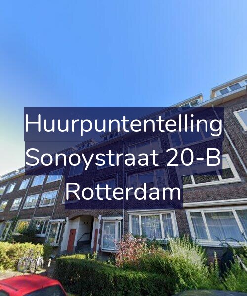 Foto gevel Huurpuntentelling voor Sonoystraat 20-B, Rotterdam