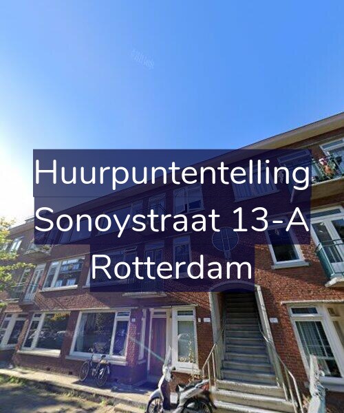 Foto gevel Huurpuntentelling voor Sonoystraat 13-A, Rotterdam