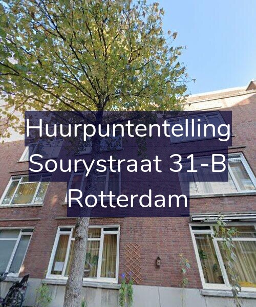 Foto gevel Huurpuntentelling voor Sourystraat 31-B, Rotterdam