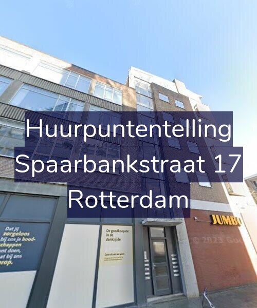 Foto gevel Huurpuntentelling voor Spaarbankstraat 17, Rotterdam