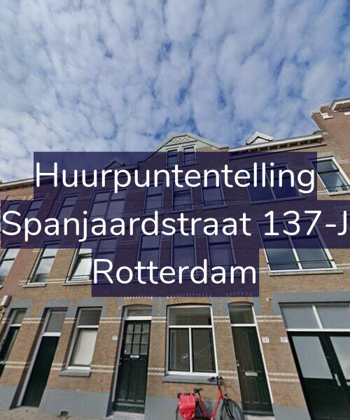Foto gevel Huurpuntentelling voor Spanjaardstraat 137-J, Rotterdam