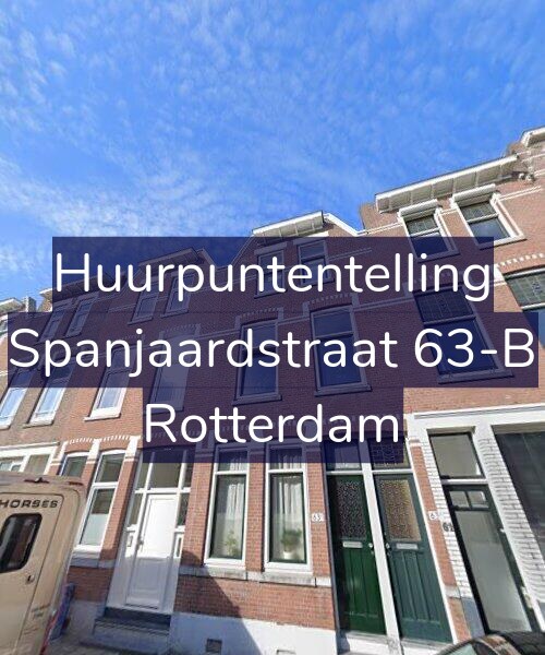 Foto gevel Huurpuntentelling voor Spanjaardstraat 63-B, Rotterdam