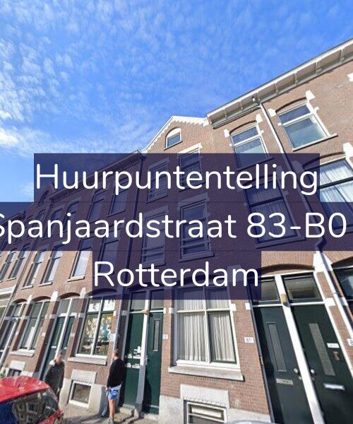 Foto gevel Huurpuntentelling voor Spanjaardstraat 83-B01, Rotterdam