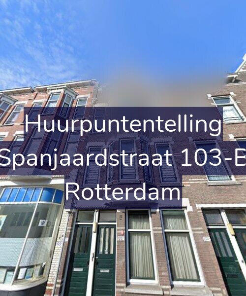 Foto gevel Huurpuntentelling voor Spanjaardstraat 103-B, Rotterdam