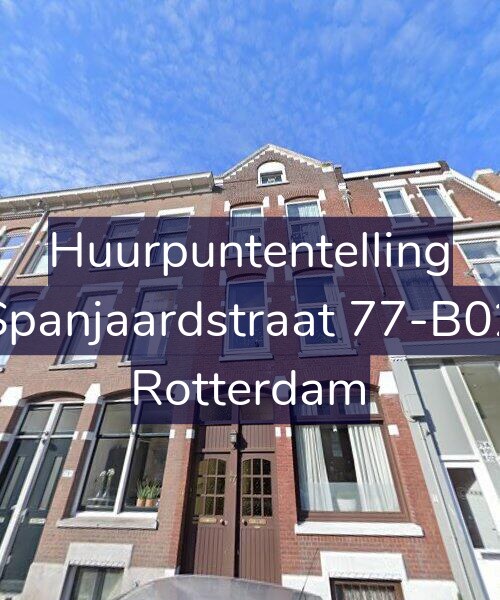 Foto gevel Huurpuntentelling voor Spanjaardstraat 77-B02, Rotterdam