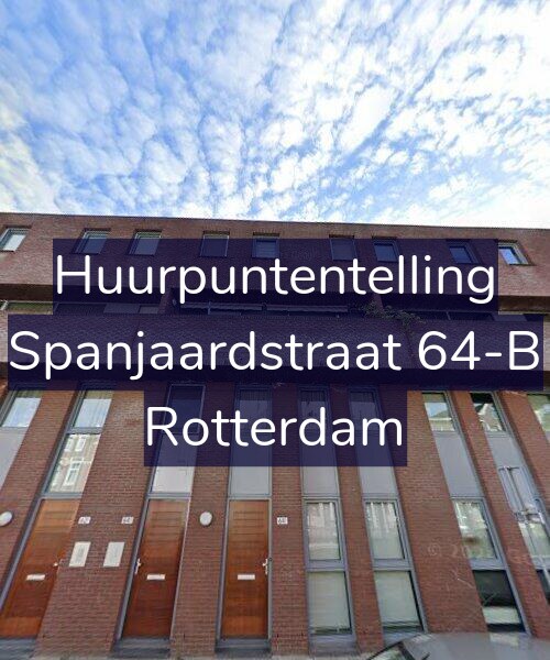 Foto gevel Huurpuntentelling voor Spanjaardstraat 64-B, Rotterdam