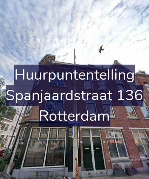 Foto gevel Huurpuntentelling voor Spanjaardstraat 136, Rotterdam