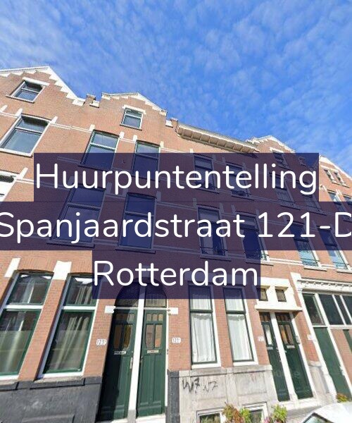Foto gevel Huurpuntentelling voor Spanjaardstraat 121-D, Rotterdam