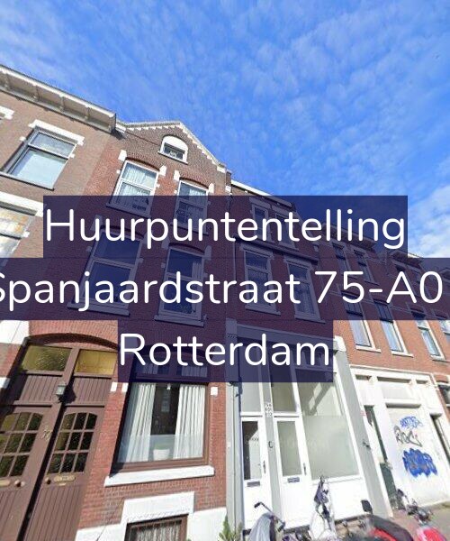 Foto gevel Huurpuntentelling voor Spanjaardstraat 75-A01, Rotterdam