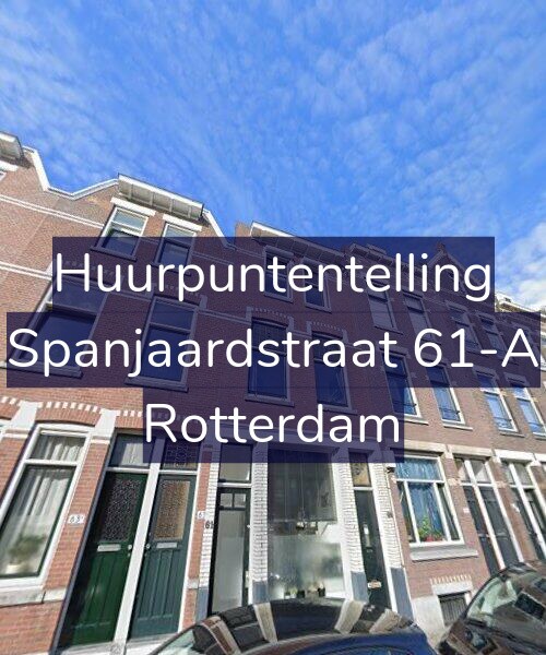 Foto gevel Huurpuntentelling voor Spanjaardstraat 61-A, Rotterdam