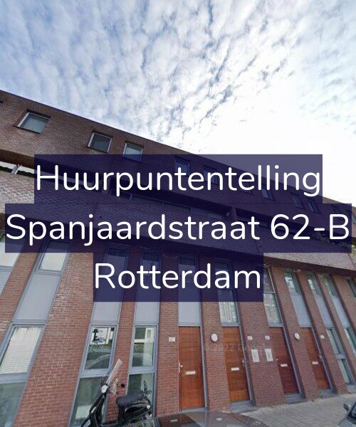 Foto gevel Huurpuntentelling voor Spanjaardstraat 62-B, Rotterdam
