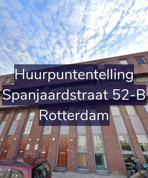 Foto gevel Huurpuntentelling voor Spanjaardstraat 52-B, Rotterdam