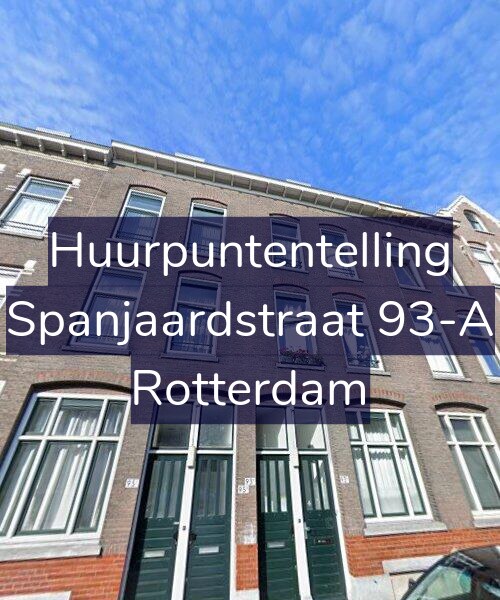 Foto gevel Huurpuntentelling voor Spanjaardstraat 93-A, Rotterdam