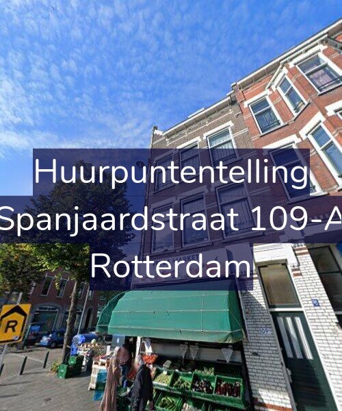 Foto gevel Huurpuntentelling voor Spanjaardstraat 109-A, Rotterdam