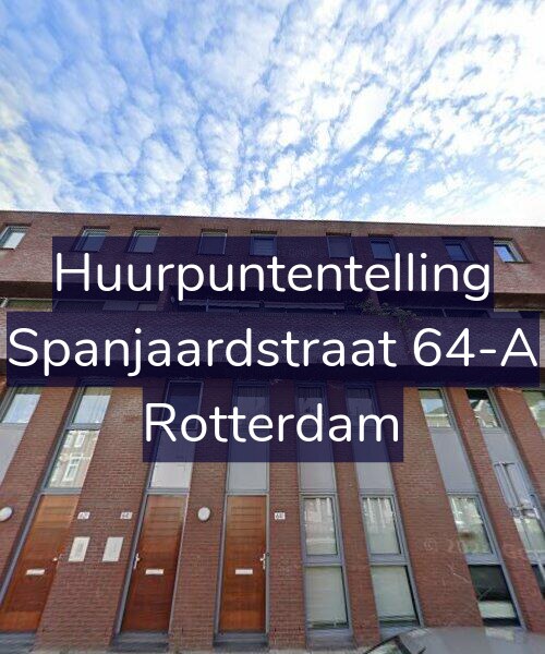 Foto gevel Huurpuntentelling voor Spanjaardstraat 64-A, Rotterdam