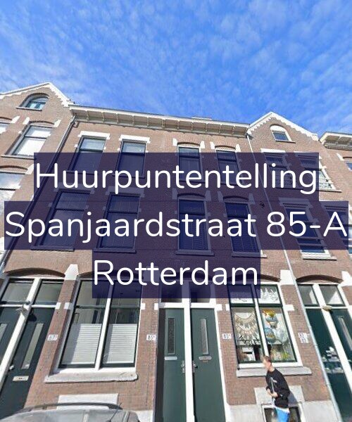 Foto gevel Huurpuntentelling voor Spanjaardstraat 85-A, Rotterdam