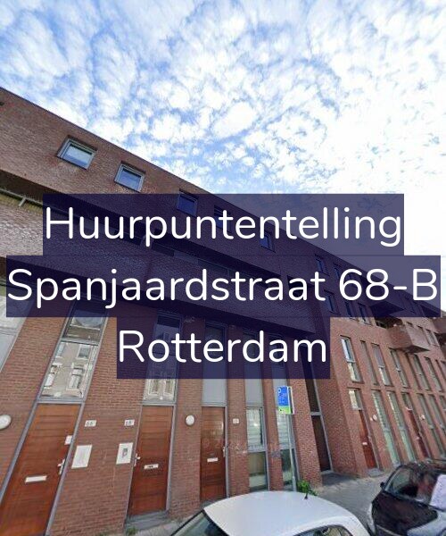 Foto gevel Huurpuntentelling voor Spanjaardstraat 68-B, Rotterdam