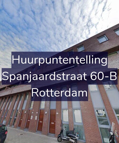 Foto gevel Huurpuntentelling voor Spanjaardstraat 60-B, Rotterdam