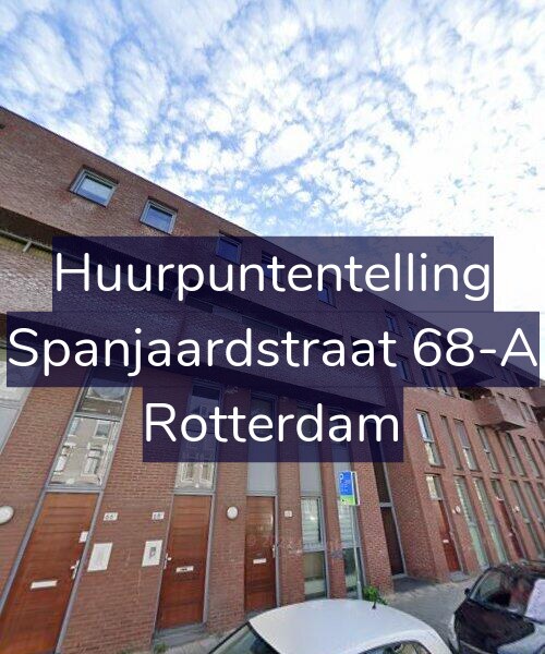 Foto gevel Huurpuntentelling voor Spanjaardstraat 68-A, Rotterdam