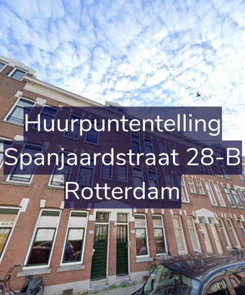 Foto gevel Huurpuntentelling voor Spanjaardstraat 28-B, Rotterdam