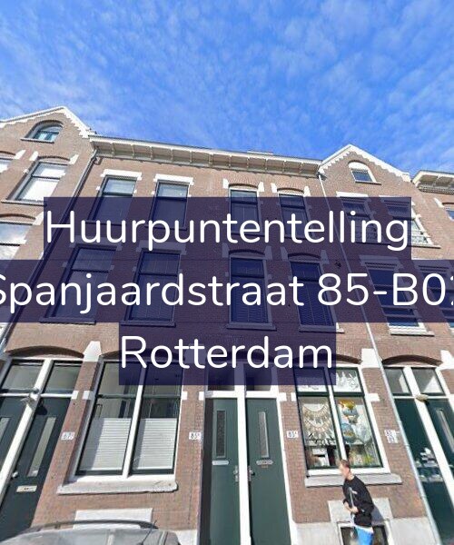Foto gevel Huurpuntentelling voor Spanjaardstraat 85-B02, Rotterdam