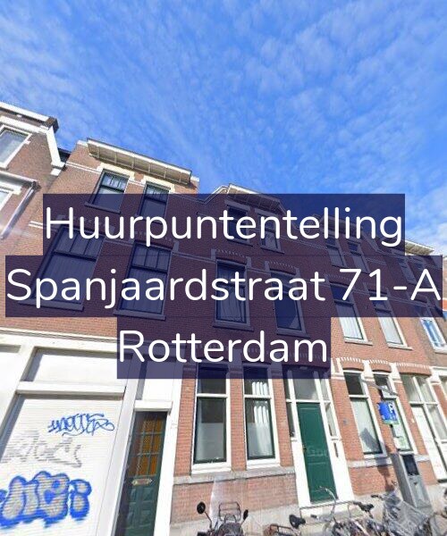 Foto gevel Huurpuntentelling voor Spanjaardstraat 71-A, Rotterdam