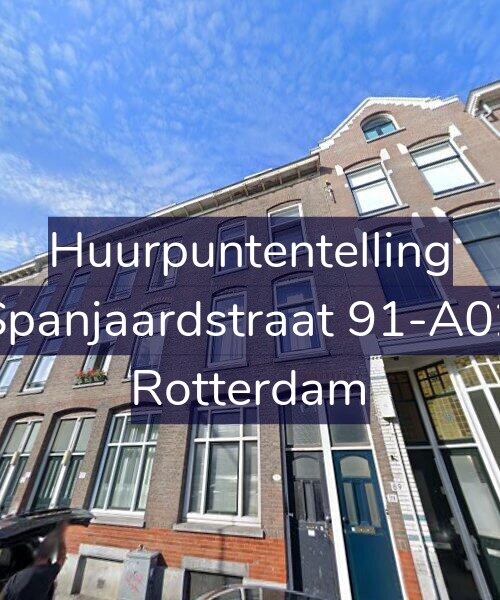 Foto gevel Huurpuntentelling voor Spanjaardstraat 91-A02, Rotterdam