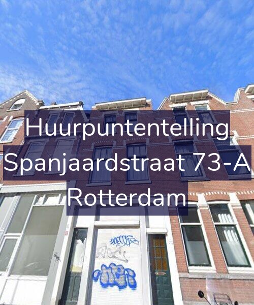 Foto gevel Huurpuntentelling voor Spanjaardstraat 73-A, Rotterdam