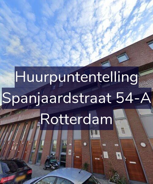 Foto gevel Huurpuntentelling voor Spanjaardstraat 54-A, Rotterdam