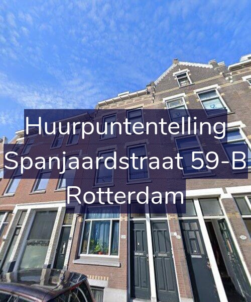 Foto gevel Huurpuntentelling voor Spanjaardstraat 59-B, Rotterdam