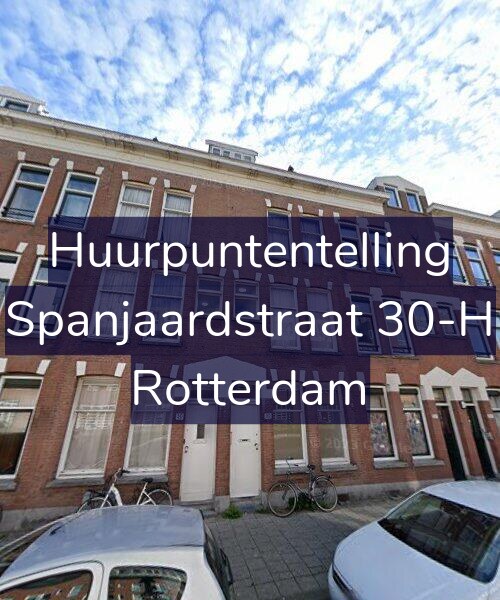 Foto gevel Huurpuntentelling voor Spanjaardstraat 30-H, Rotterdam
