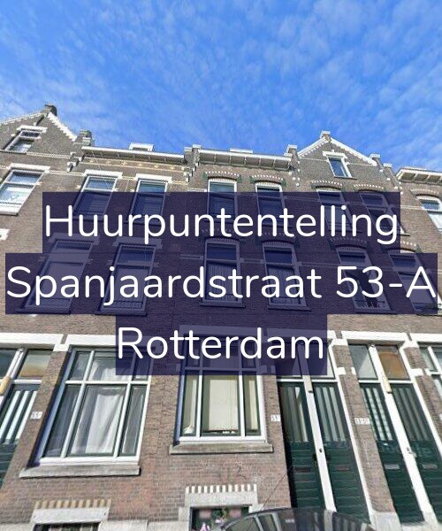Foto gevel Huurpuntentelling voor Spanjaardstraat 53-A, Rotterdam