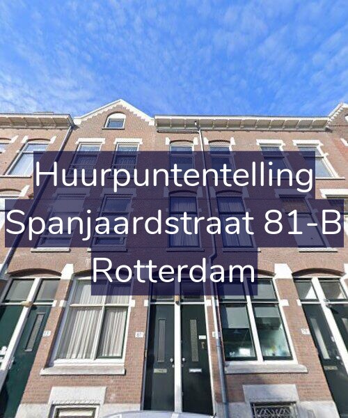 Foto gevel Huurpuntentelling voor Spanjaardstraat 81-B, Rotterdam