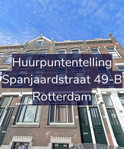 Foto gevel Huurpuntentelling voor Spanjaardstraat 49-B, Rotterdam