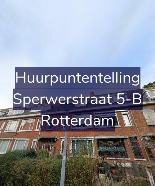 Foto gevel Huurpuntentelling voor Sperwerstraat 5-B, Rotterdam