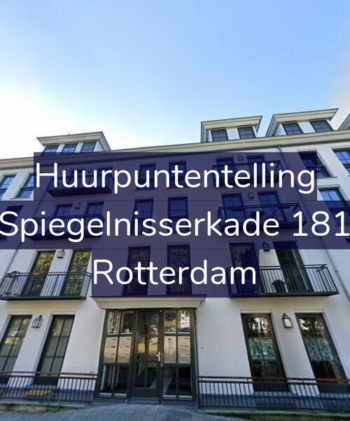 Foto gevel Huurpuntentelling voor Spiegelnisserkade 181, Rotterdam