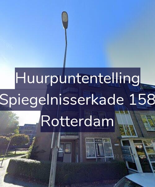 Foto gevel Huurpuntentelling voor Spiegelnisserkade 158, Rotterdam