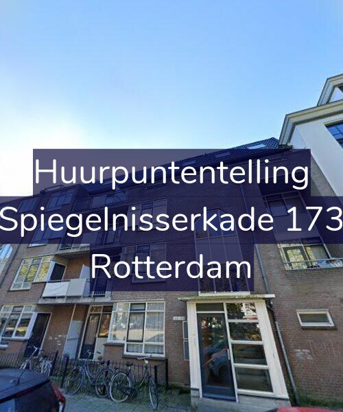 Foto gevel Huurpuntentelling voor Spiegelnisserkade 173, Rotterdam