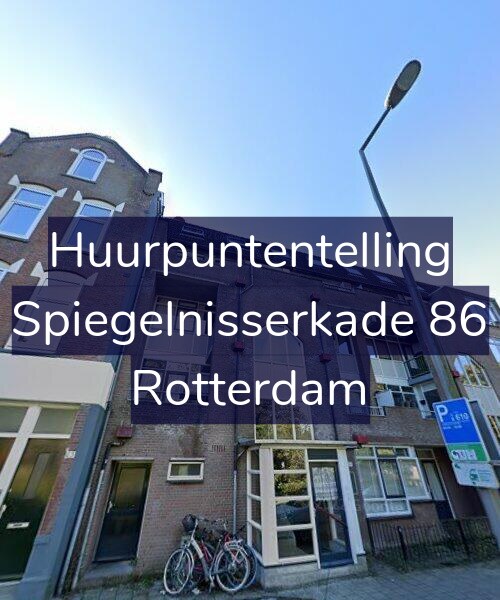 Foto gevel Huurpuntentelling voor Spiegelnisserkade 86, Rotterdam