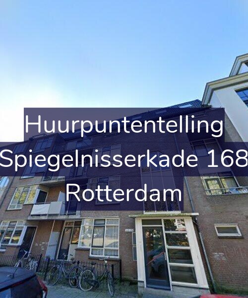 Foto gevel Huurpuntentelling voor Spiegelnisserkade 168, Rotterdam